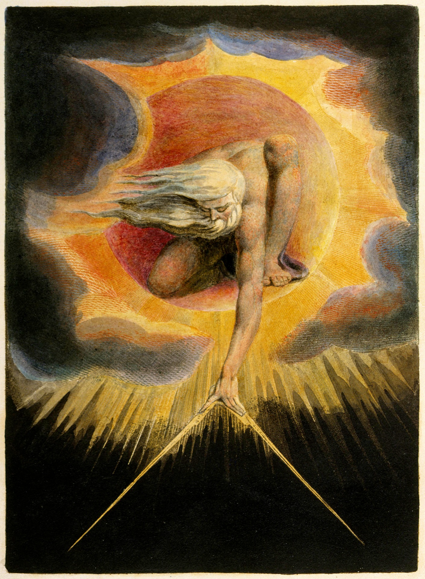 El anciano de los días de William Blake